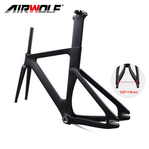 High Quality Carbon Track Bike Frame Only Single Speed Fixed Gear Frame Without Brake Track Frame