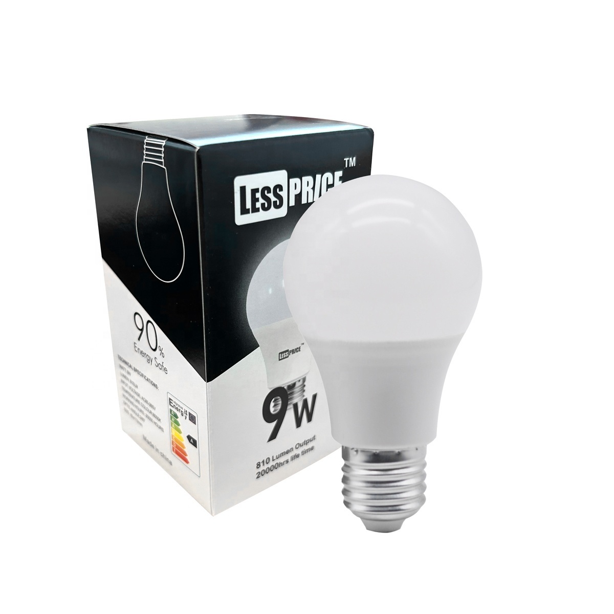 2700k-6500k Aluminum waterproof plastic electric A shaped bulb led e27 light bulb lighting bulbs & tubes