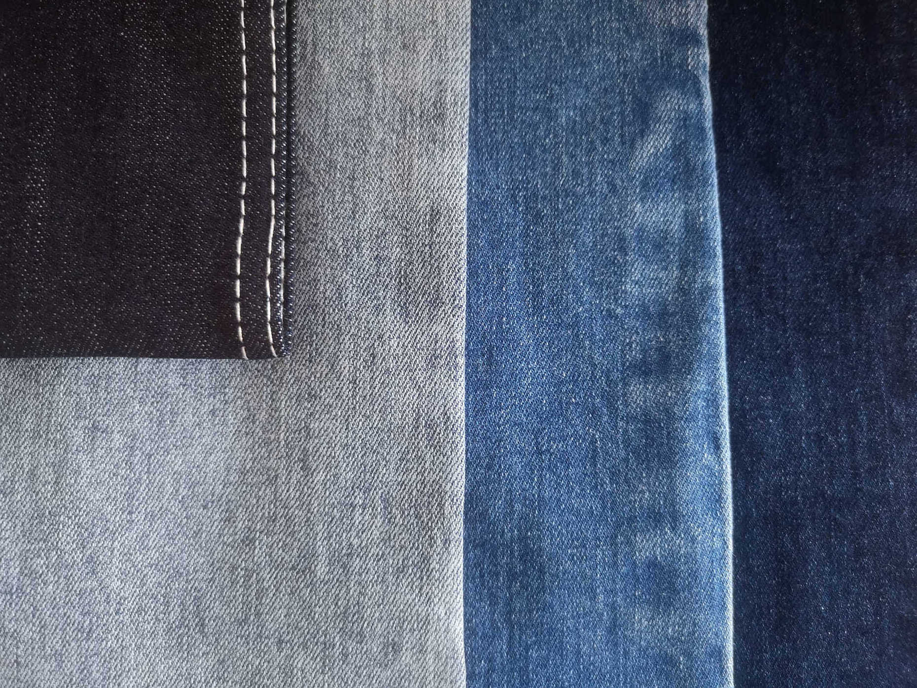 202  High quality 98% cotton 2% spandex elastane denim fabric for jeans