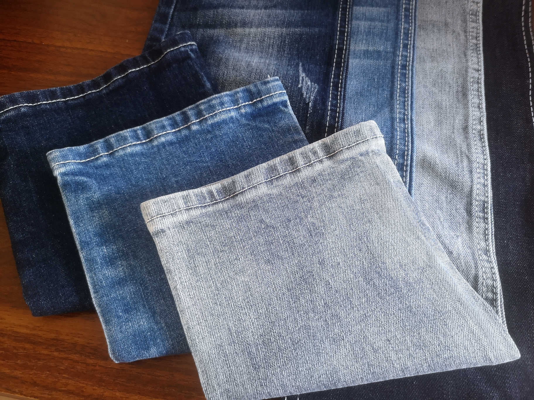 202  High quality 98% cotton 2% spandex elastane denim fabric for jeans