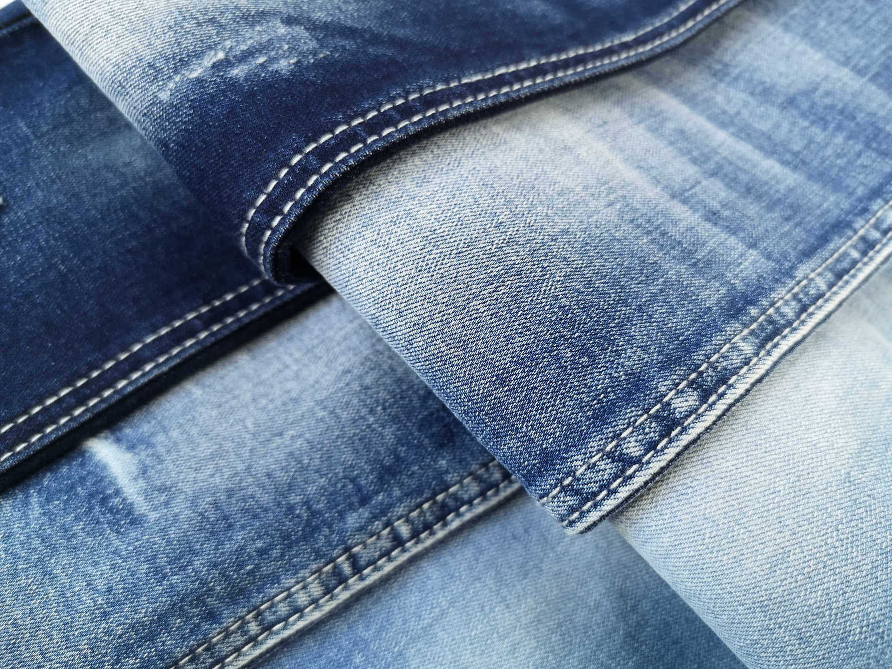 CK1586 Cotton polyester spandex soft TR stretch denim fabric at competitive price