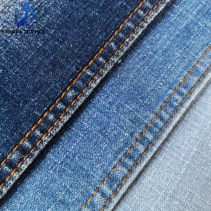 KB209 Special weaving blue color slub cotton denim fabric