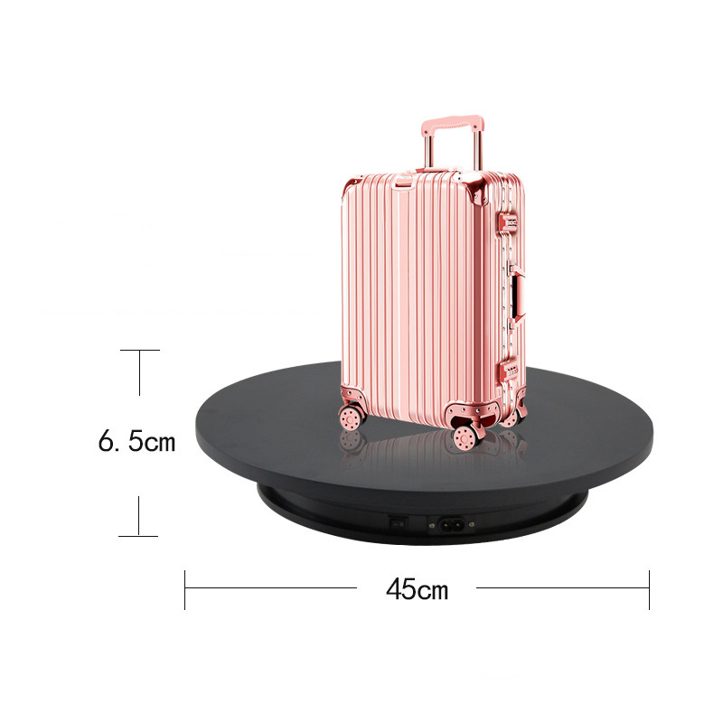 45CM 360 degree Rotating Electric Turntable 110V-220V display stand for Photography shooting/advertising/cake display