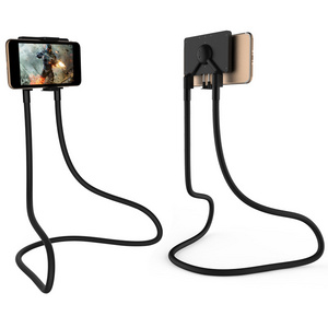 High quality Aluminum goose lazy neck phone holder with 360 degree rotating for mobile phone