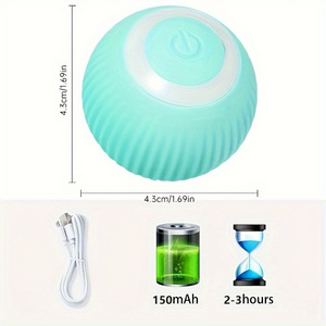 Smart Cat Ball Toy 150 Mah Bettery An Automatic Rolling smart cat toys interactive smart cat balls automatic rolling ball