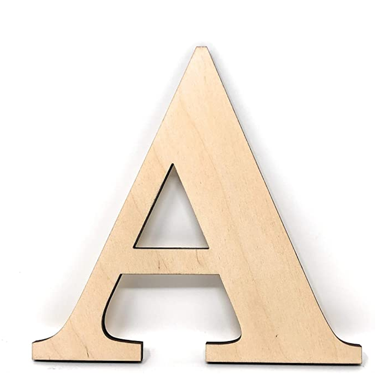 Letters Lightweight MDF Wooden Wholesale Ready Painted Morden Unfinished Natural Decoration Eco-friendly Wooden Boxes YJ-C050801