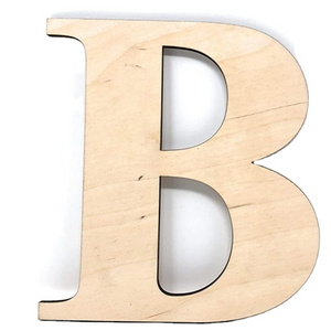 Letters Lightweight MDF Wooden Wholesale Ready Painted Morden Unfinished Natural Decoration Eco-friendly Wooden Boxes YJ-C050801