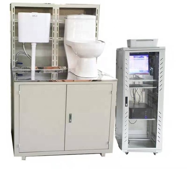 Sanitary ceramics toilet seat flushing performance testing machine