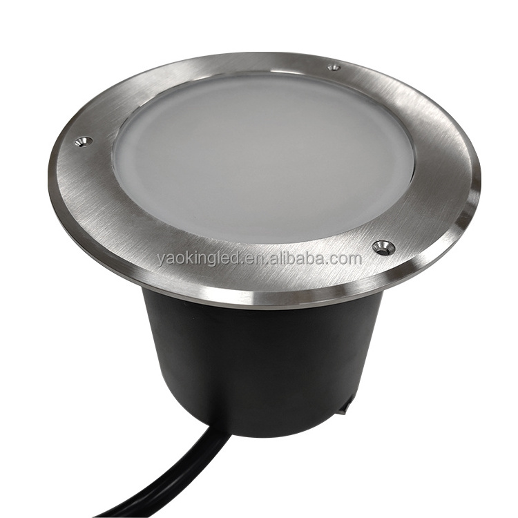 Yaokingpro UG235 Aluminum AC220V IP67 10W RGB 12V Led Recessed Light