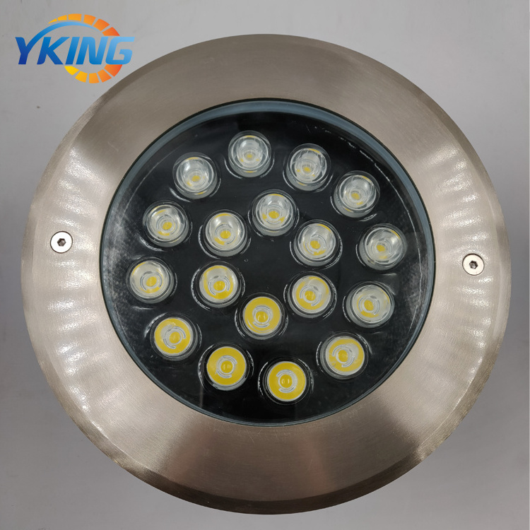 High Power Round Recessed RGB RGBW underwater Spotlight ip68 LED Underground Light