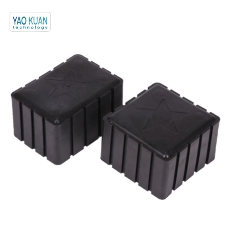 Standard rubber buffer installation, silicone rubber buffer, rubber foot sleeve