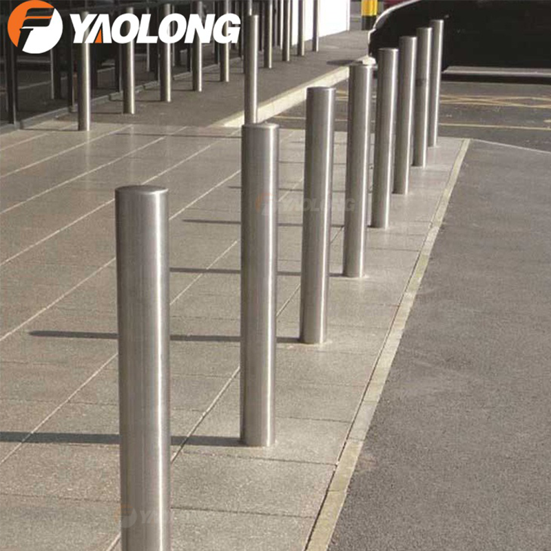 Metal Flexible Bollard Pole Highway Steel Crash Parking Lot Chain Barrier Supplier