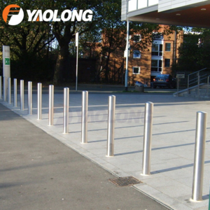 Metal Flexible Bollard Pole Highway Steel Crash Parking Lot Chain Barrier Supplier