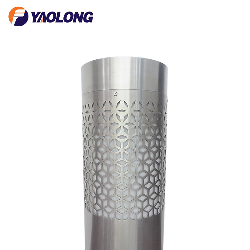 Security Removable Bollard Stainless Steel Flexible Street Sidewalk Road Safety Parking Traffic Barriers