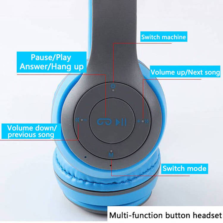 Headphones wireless blue tooth P47 earphone Foldable headset for mobile phone or computer audifonos P47 headphone