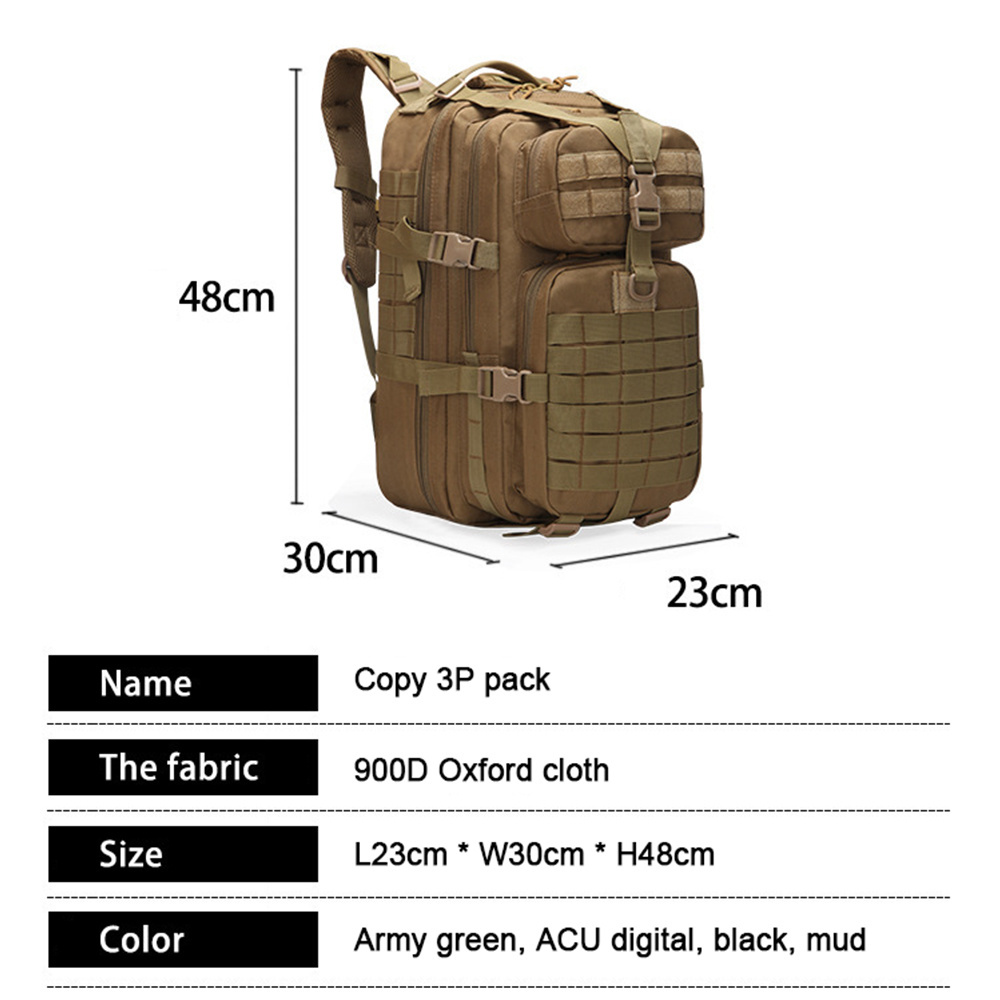 Wholesale 45L Rucksacks Hiking Trekking Hunting Travel Outdoor Sport Gym Tactical Backpack