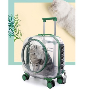 Factory Pet Carry Case Pet Travel Bag Suitcase Transparent Pet Suitcase For Dogs And Cats