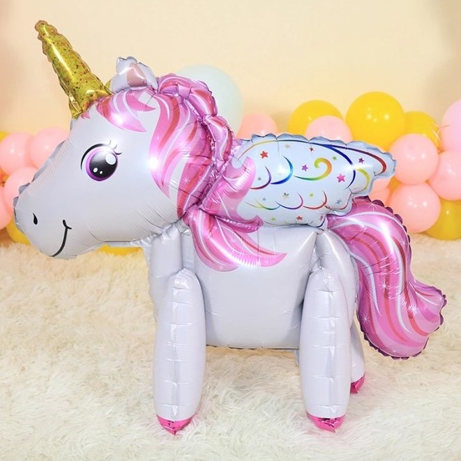 unicorn balloon set mermaid balloons alphabet birthday party cartoon foil balloons helium kid toys for sale wholesales