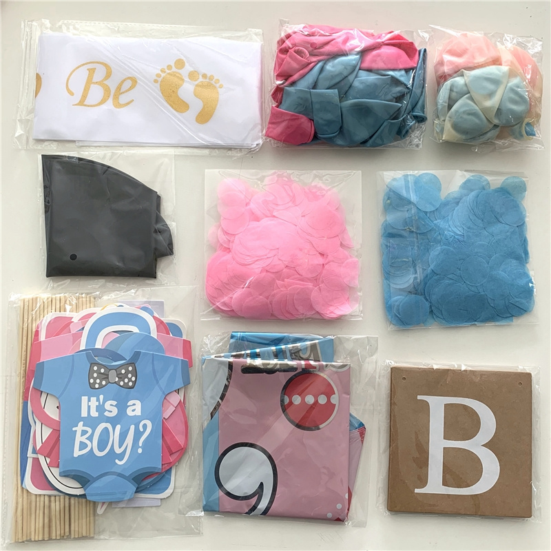 Baby Shower Boy or Girl Kit favors, Including Confetti 36