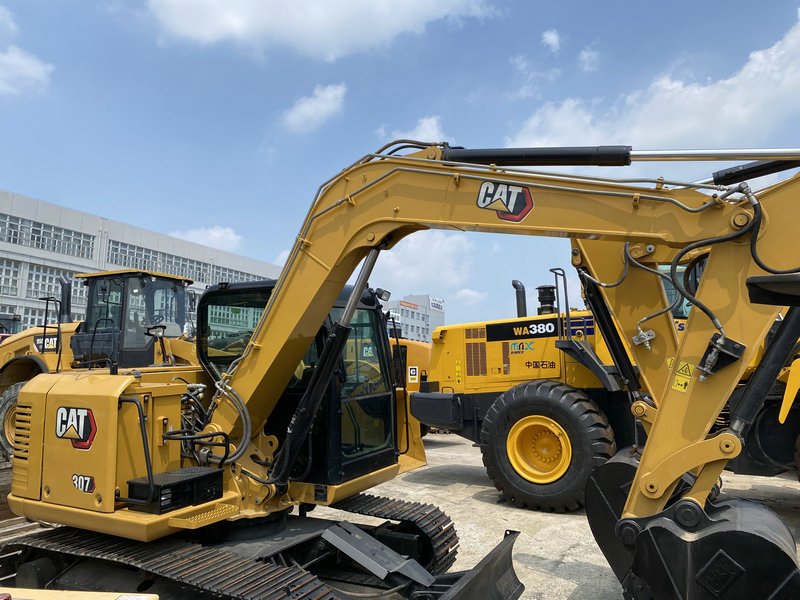 Used CAT 307E Excavator used caterpillar mini excavator used digger bucket capacity 0.25cbm