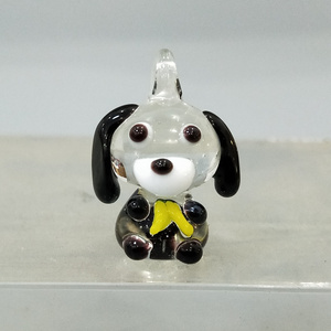 Cute glass animal charm min glass animal