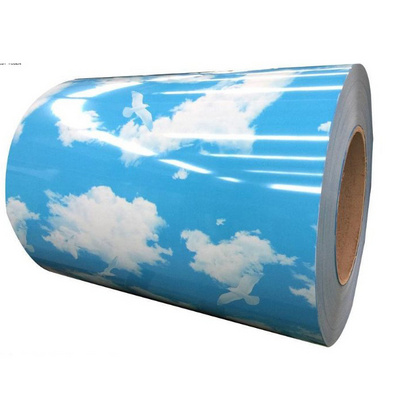 Flower Printing PPGI / Special Pattern Coated Steel Sheet Coil / Pre-painted Galvanized Steel Coil