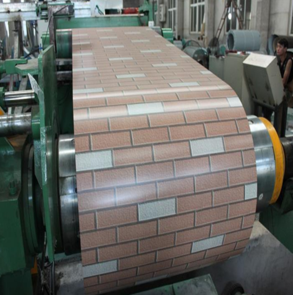 Flower Printing PPGI / Special Pattern Coated Steel Sheet Coil / Pre-painted Galvanized Steel Coil