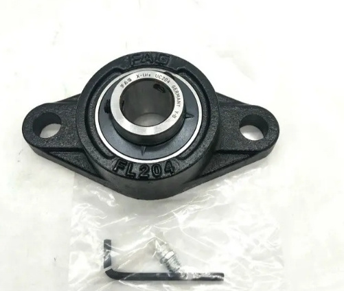 FAG Insert Ball Bearing UCFL202-9 UCFL 202-9 UCFL206 nsk pillow block bearings Chrom Steel Two Bolt Flange