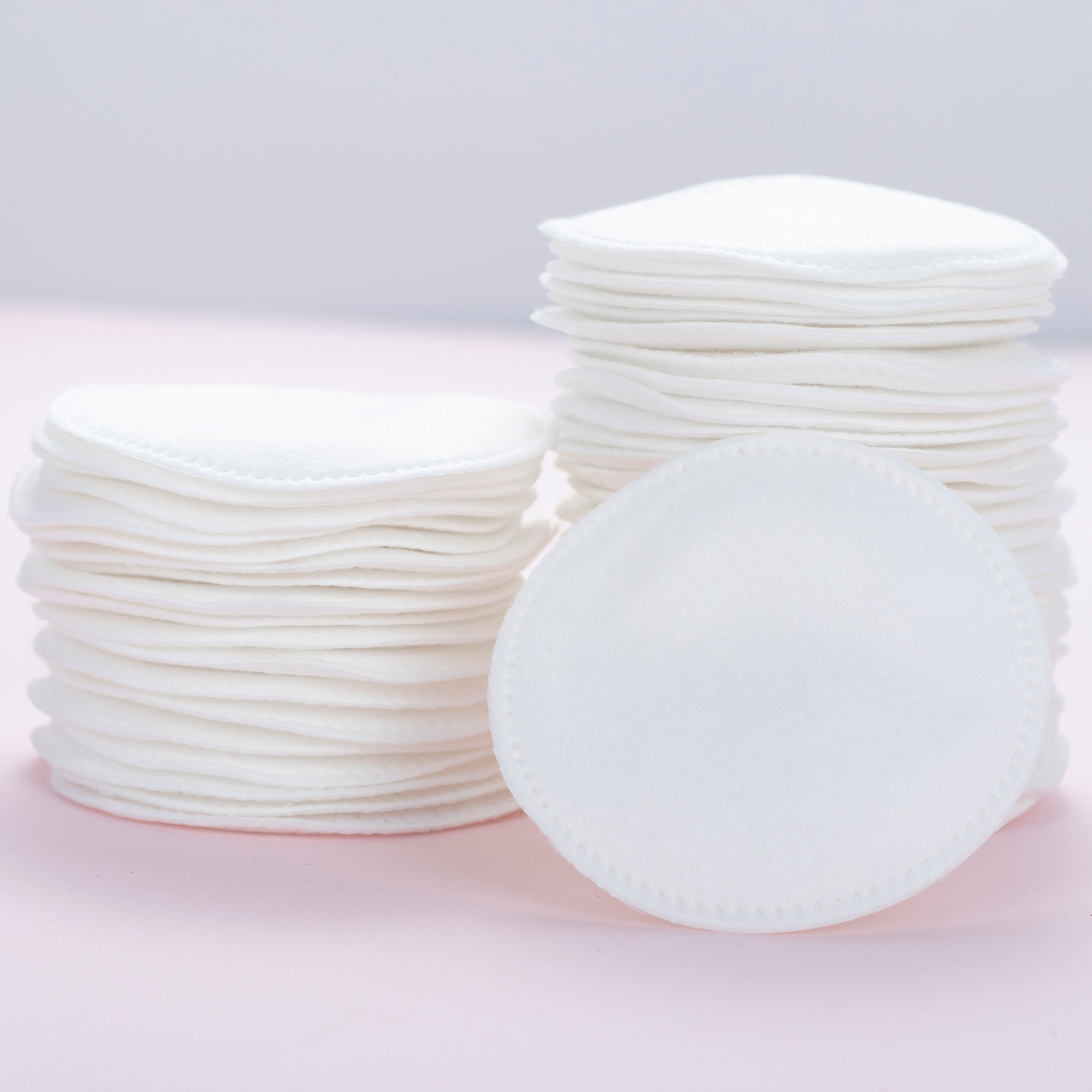 Non-woven makeup remover pad natural ingredients friendly beauty tools disposable round cotton pads