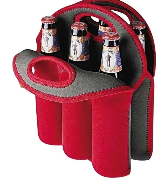 Newest Hot selling  Neoprene wine Cooler tote Bag 6 Beer Bottle cooler Bag