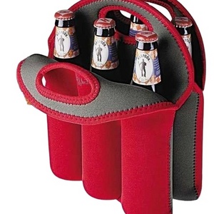 Newest Hot selling  Neoprene wine Cooler tote Bag 6 Beer Bottle cooler Bag