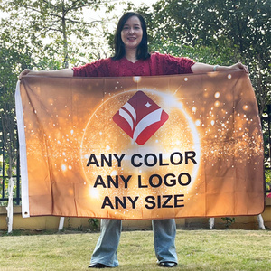 Professional Promotional Large Size Screen Printed Digital Printing Polyester 3x5 Ft Custom Flag