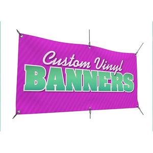 Outdoor High Quality Cotton For Indoor Decoration Promotional Advertise Logo Printing Custom PVC Vinyl Canvas Banner