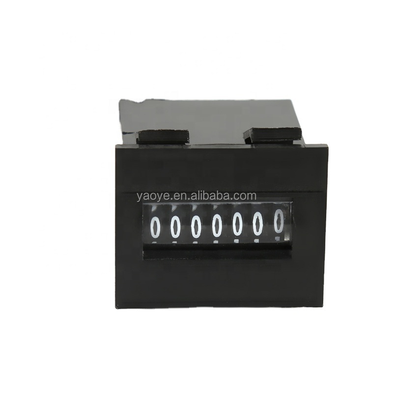 Mechanical counter 6 digit magnetic lighting