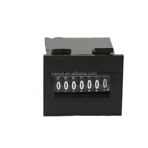 Mechanical counter 6 digit magnetic lighting