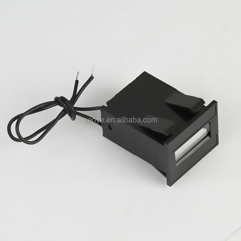 Mechanical counter 6 digit magnetic lighting