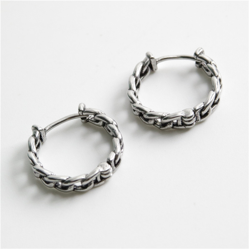 Versatile earrings Manufacturers direct sales Minimalist Design Hypoallergenic Stainless Steel Small Hoop Earrings for Men