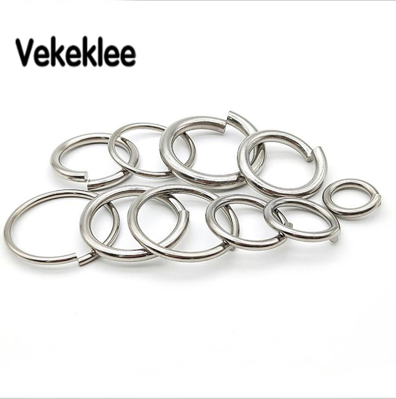 500pcs/bag longlasting jewellery making supplies 6mm stainless steel jump ring jewelry components o ring