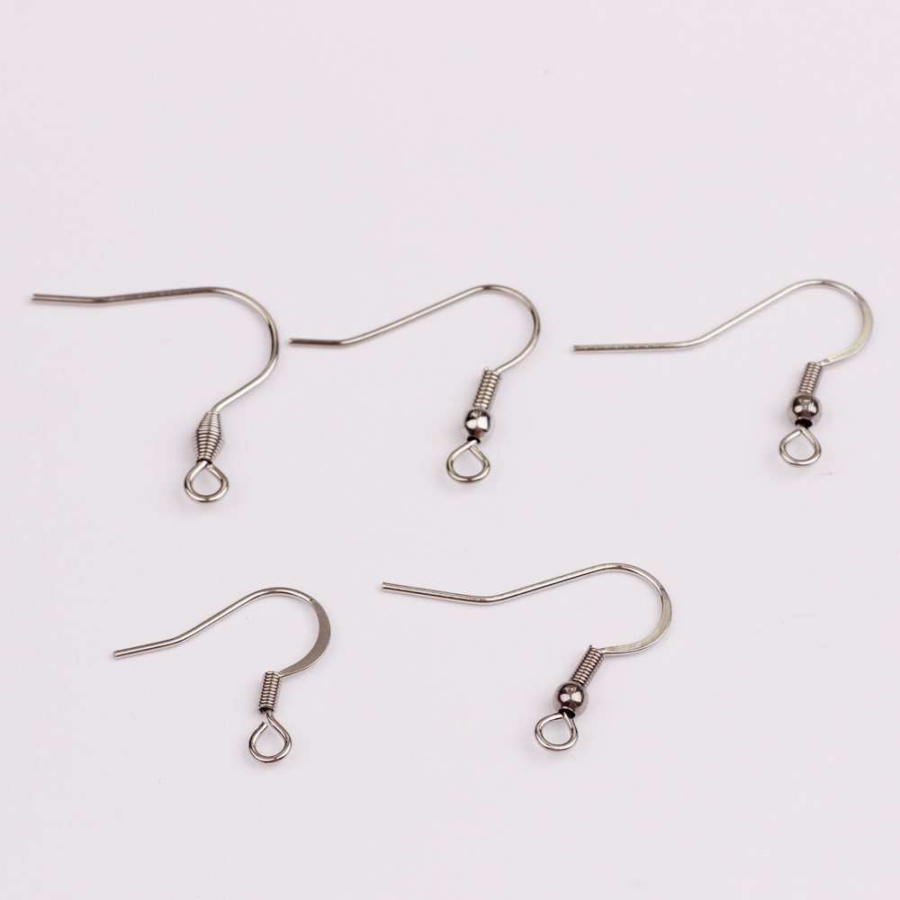 Hyperallergenic stainless steel accessories earrings findings&components hook Material jewelry making supplies ear wire