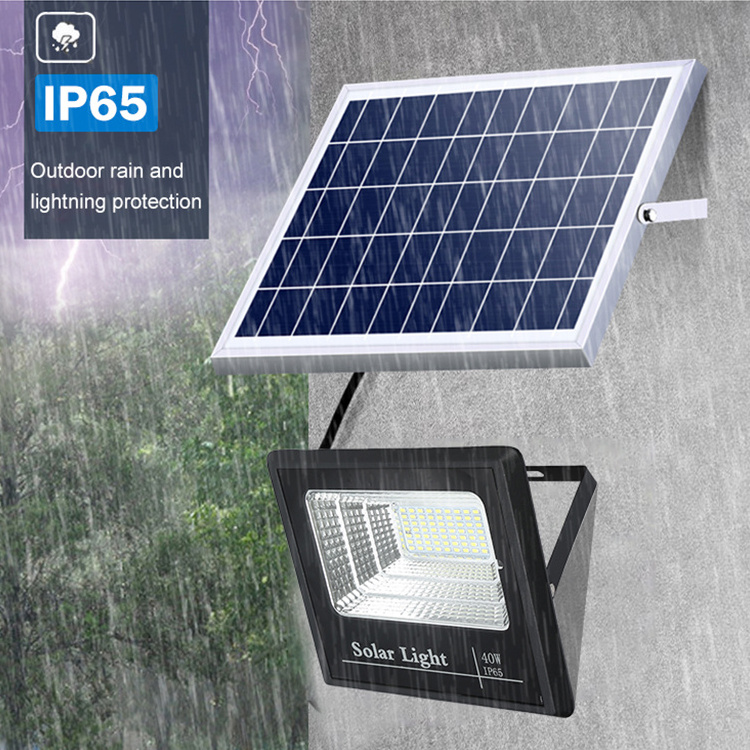 Wall mounting Solar Power Ip65 Waterproof Outdoor Street portable 10w 25w 40w 50w 60w 100w 200w 300w Led solar Flood Light