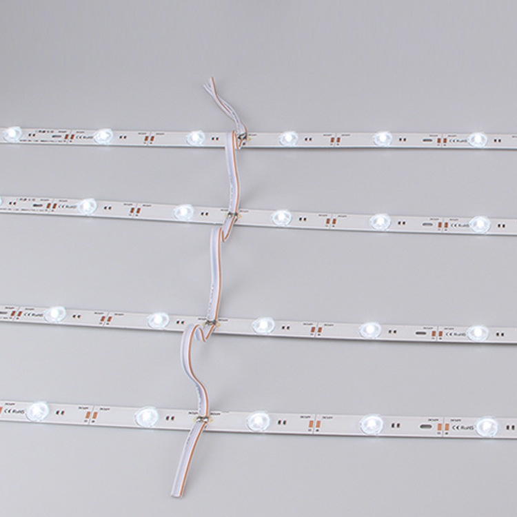 Super Bright LED Backlight Lens 12 leds DC12V 24V Diffusion Reflection Led Strip Light Bar with Lens Cold White Warm White