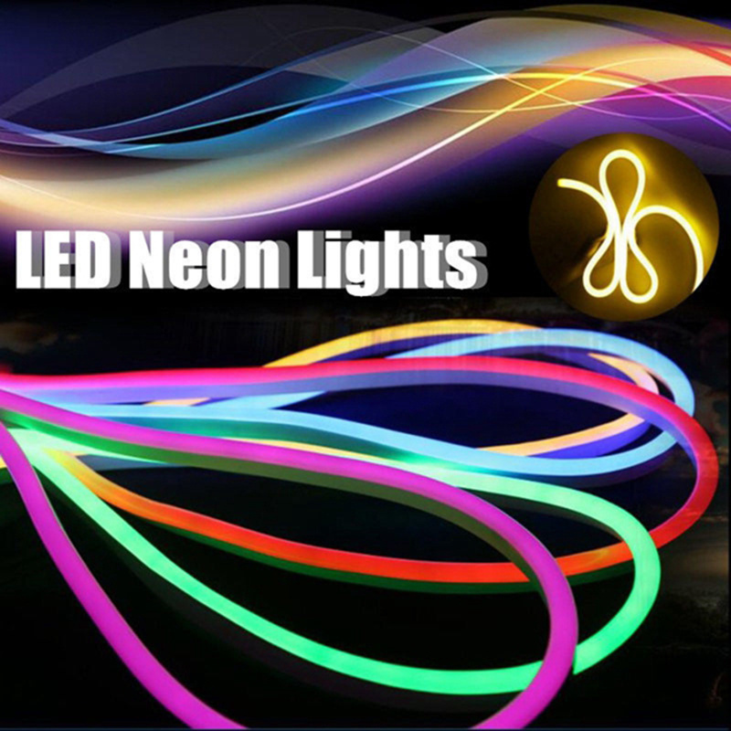 Decorative waterproof rgb led neon flex 12v 24v