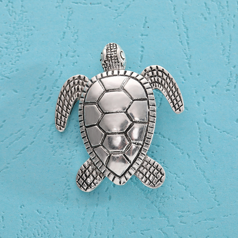 Vintage Ocean Charm Pendant Antique Silver Plated Sea Turtle Starfish Shell Charm for Jewelry Making