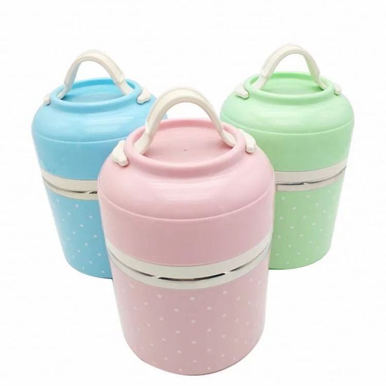 Stackable Stainless Steel Thermal Lunch Box  Portable Insulated Lunch Box  BPA Free Leakproof Food Storage Container