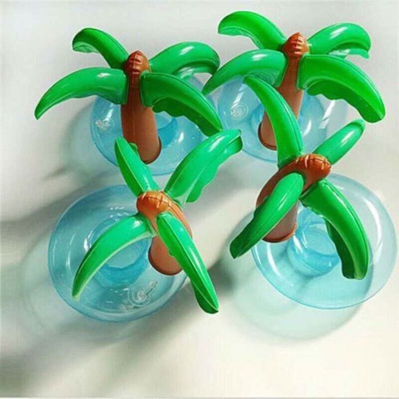 Inflatable Fruit Animal Shape Beer Drink Floating Inflate Beach Cup Holder Party