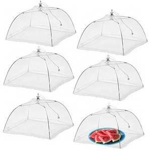 High Quality Collapsible Reusable Mesh Foldable Mesh Food Cover Tent Umbrella