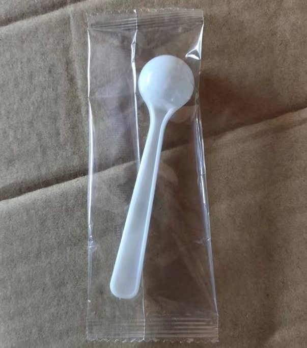 Plastic Measuring Spoon Scoop 0.25ml 0.25g 1g 2g 3g 5g 10g 15g White Carton Packing Party American Style Sustainable Tea Spoon