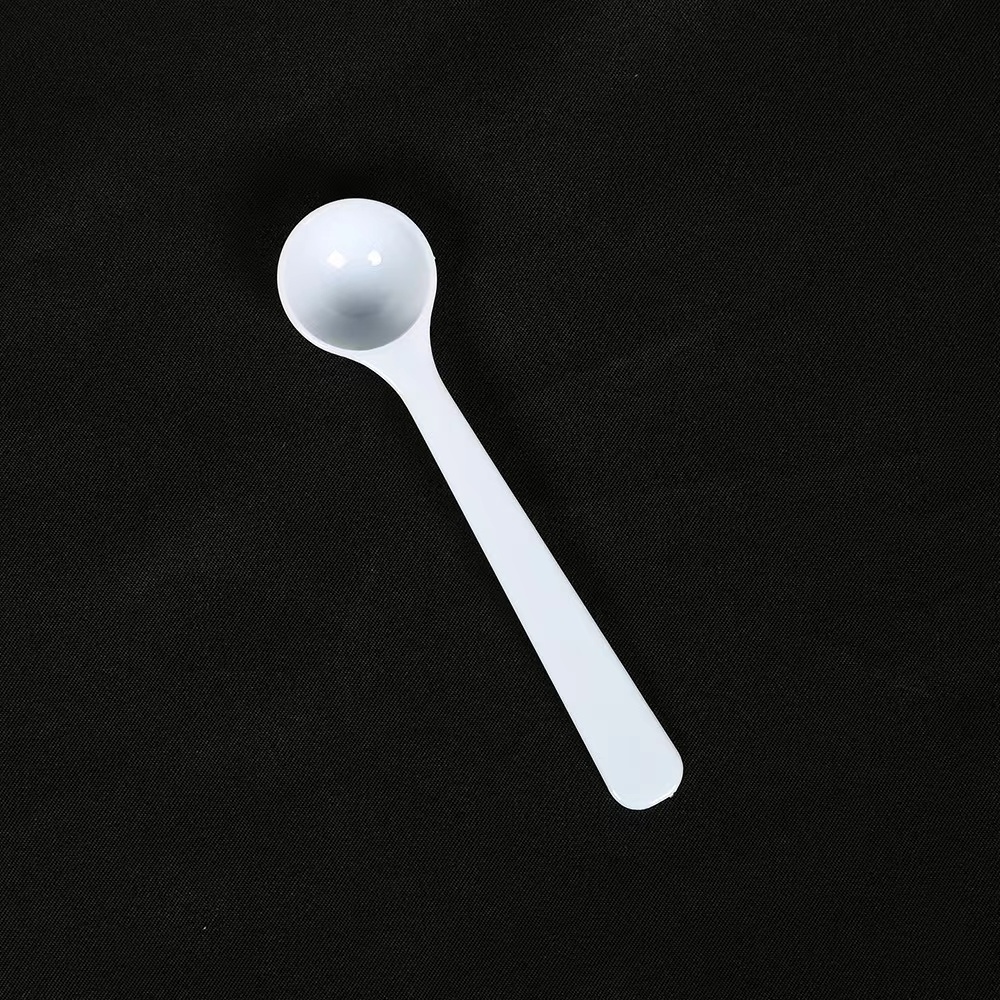 Plastic Measuring Spoon Scoop 0.25ml 0.25g 1g 2g 3g 5g 10g 15g White Carton Packing Party American Style Sustainable Tea Spoon