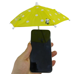 Mini phone umbrella with suction cup stand for sun / cell phone umbrella shade