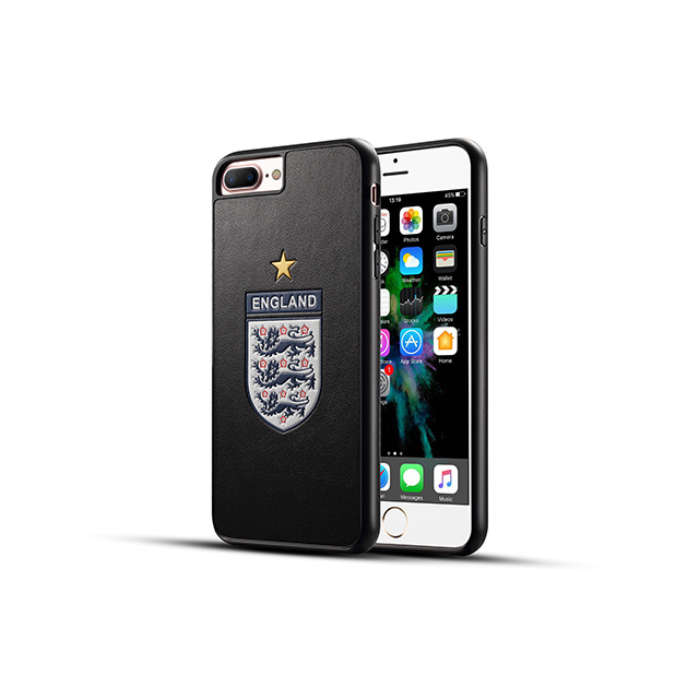 All cover protector slim black printed football club fit case phone cover for iPhone 7 8 plus tpu pc case